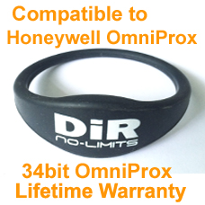 Printable Proximity Wristband 34bit N10002 Honeywell Northern OmniProx Compatible with OmniProx PX4